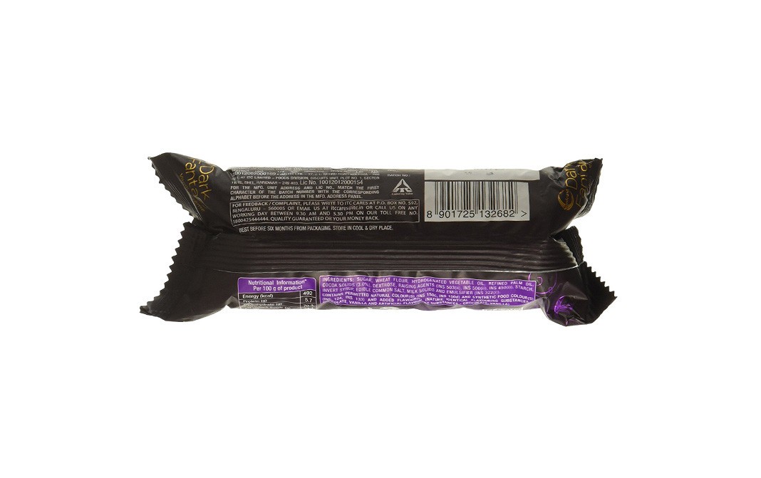 Sunfeast Dark Fantasy Vanilla Creme Biscuits   Pack  100 grams